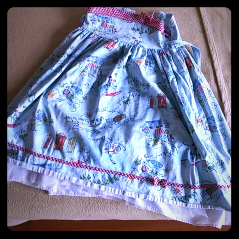 Light Blue France Theme Dress